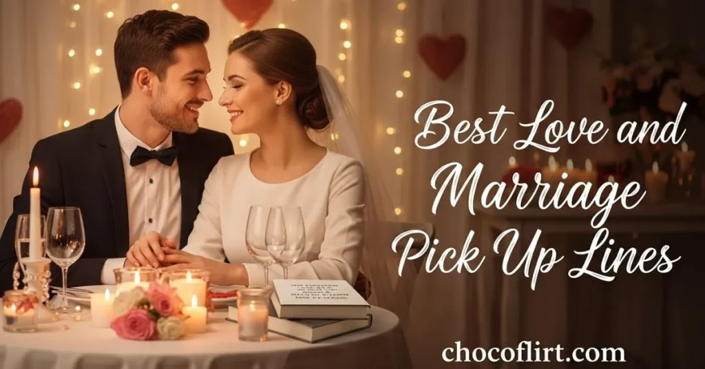 Best Love and Marriage Pick Up Lines