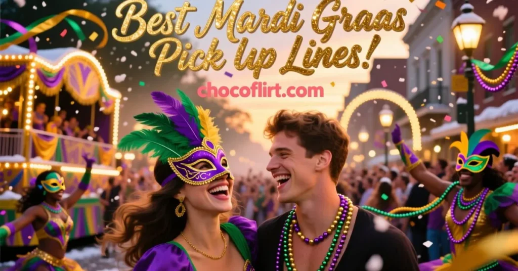 Best Mardi Gras Pick Up Lines