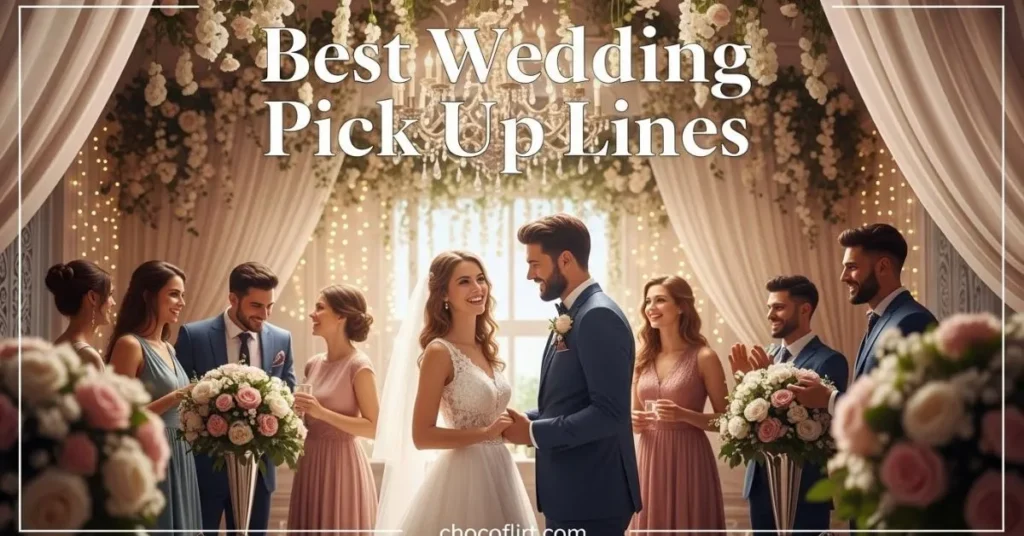Best Wedding Pick Up Lines
