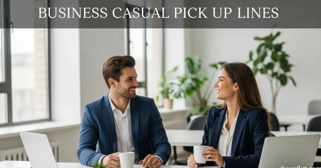 Business Casual Pick Up Lines