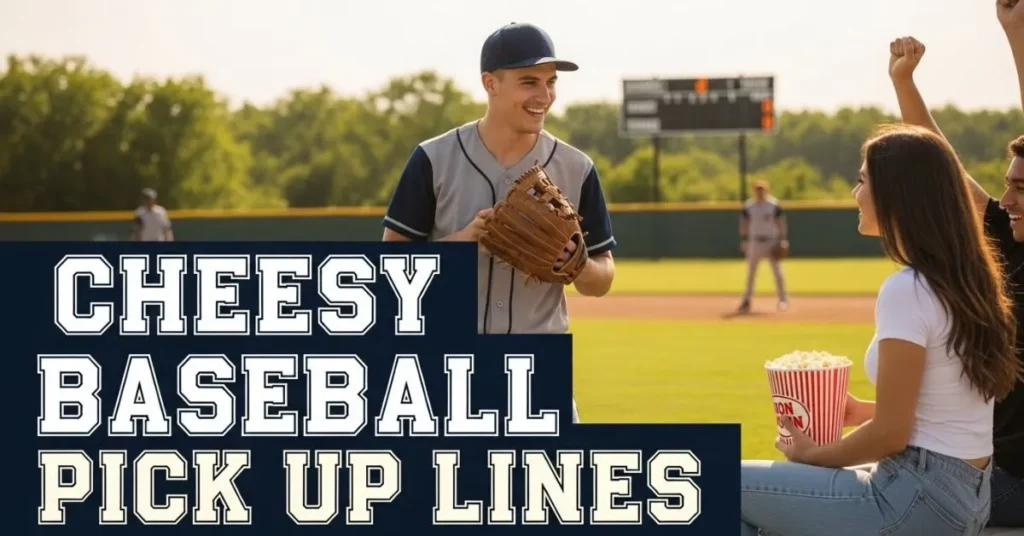 Cheesy Baseball Pick Up Lines
