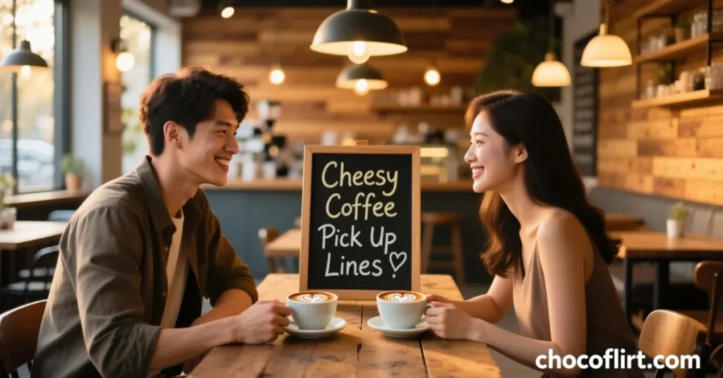 Cheesy Coffee Pick Up Lines