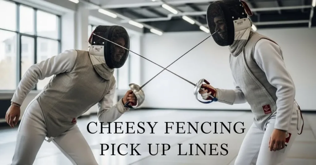 Cheesy Fencing Pick Up Lines