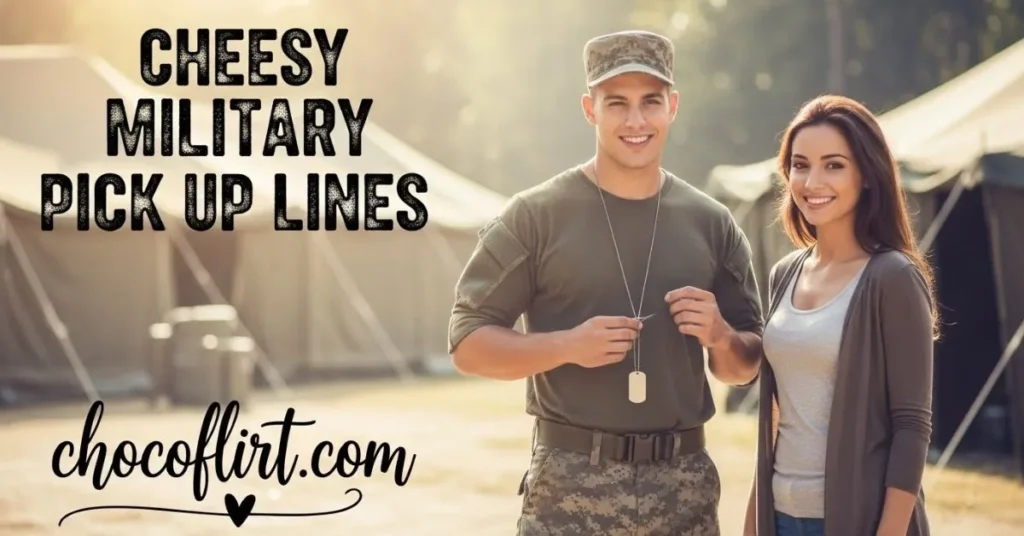 Cheesy Military Pick Up Lines