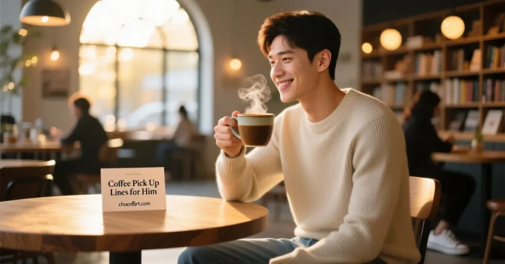 Coffee Pick Up Lines for Him