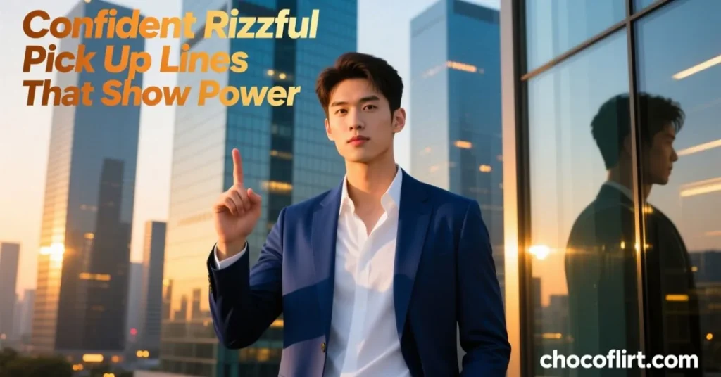 Confident Rizzful Pick Up Lines That Show Power