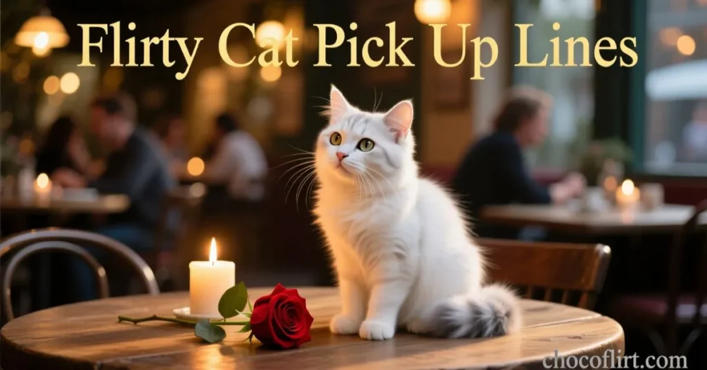 Flirty Cat Pick Up Lines