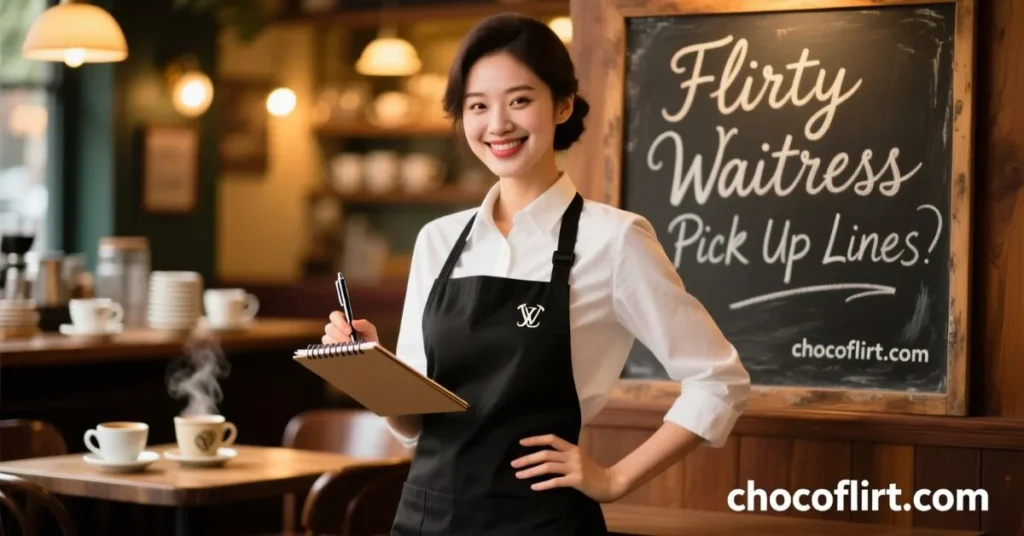 Flirty Waitress Pick Up Lines