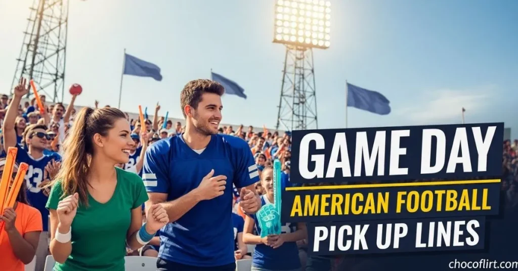 Game Day American Football Pick Up Lines