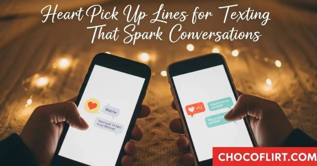 Heart Pick Up Lines for Texting That Spark Conversations