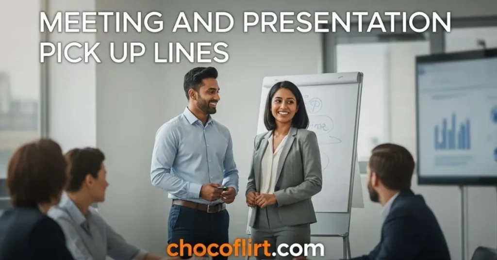 Meeting and Presentation Pick Up Lines