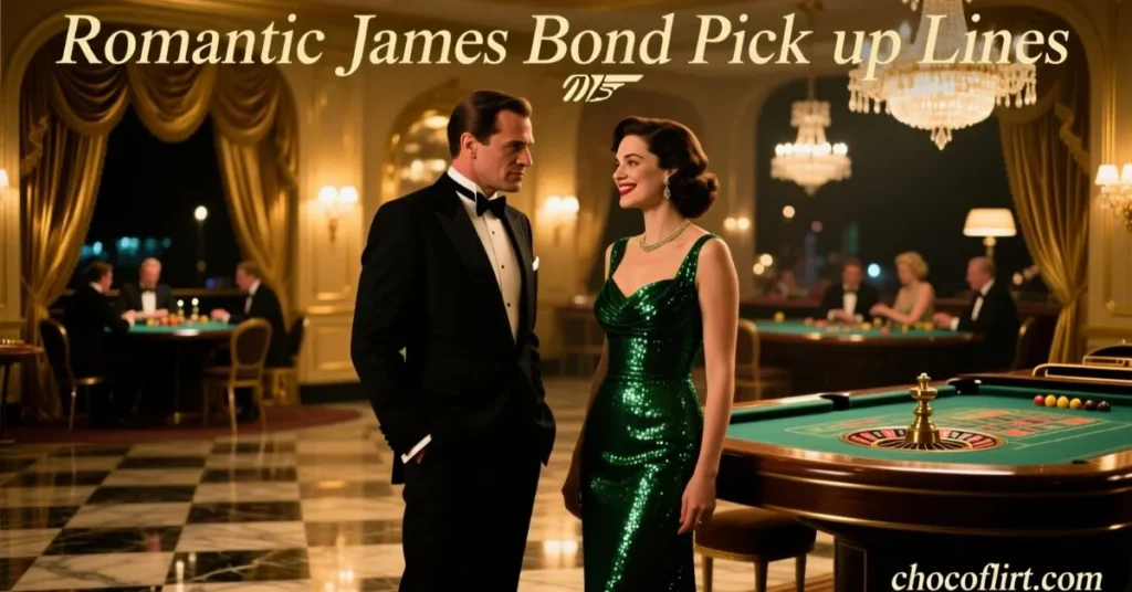 Romantic James Bond Pick Up Lines