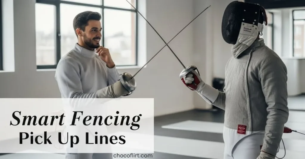 Smart Fencing Pick Up Lines
