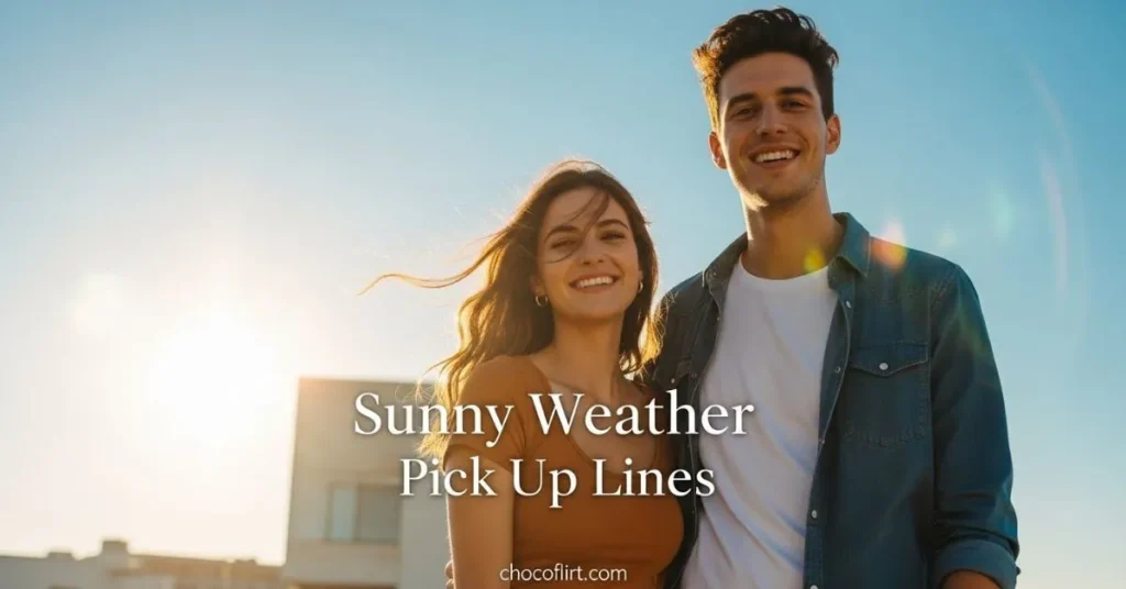 Sunny Weather Pick Up Lines