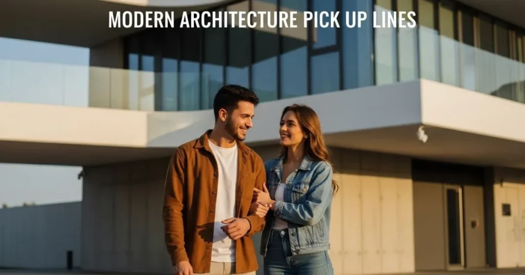 Modern Architecture Pick Up Lines
