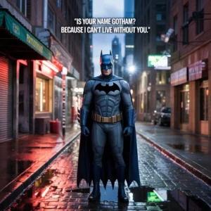 Read more about the article 726 Batman Pick Up Lines: Unleash Your Inner Dark Knight Charm For 2025