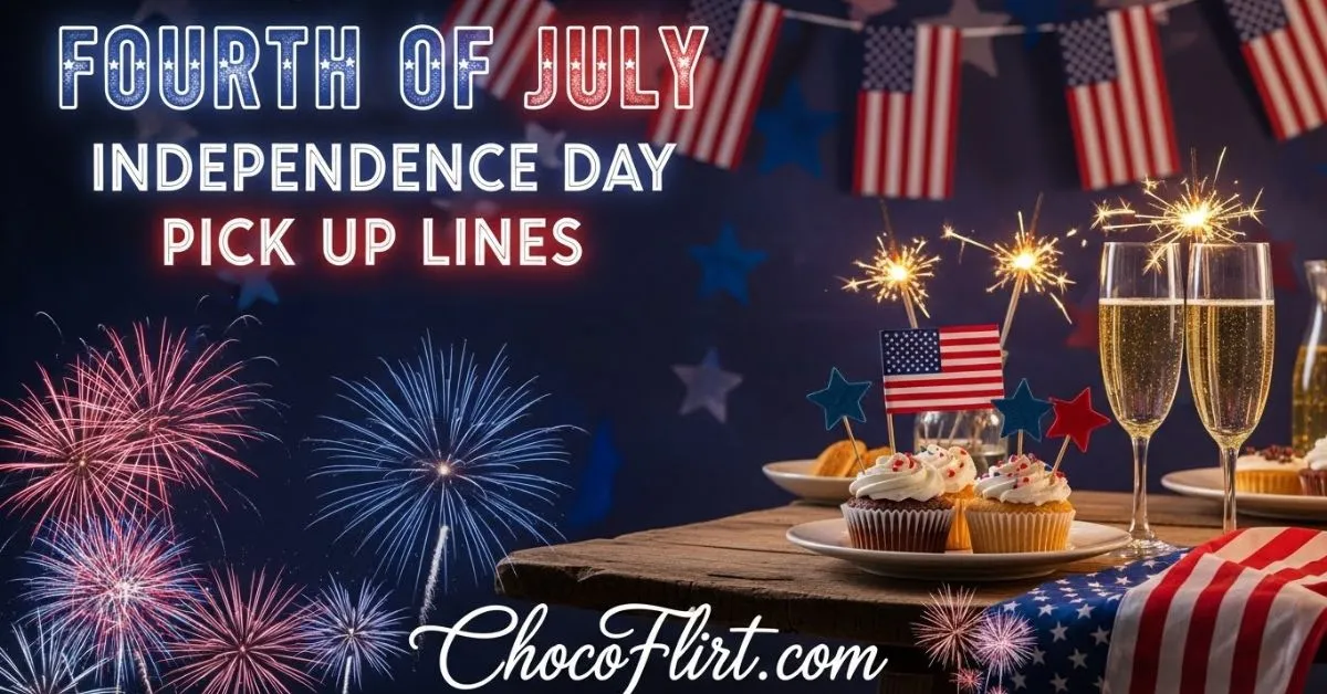 You are currently viewing 179+ Fourth of July Independence Day Pick Up Lines for 2026