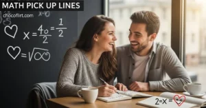 Read more about the article 263+ Math Pick Up Lines [Funny, Flirty & Cute] for 2026