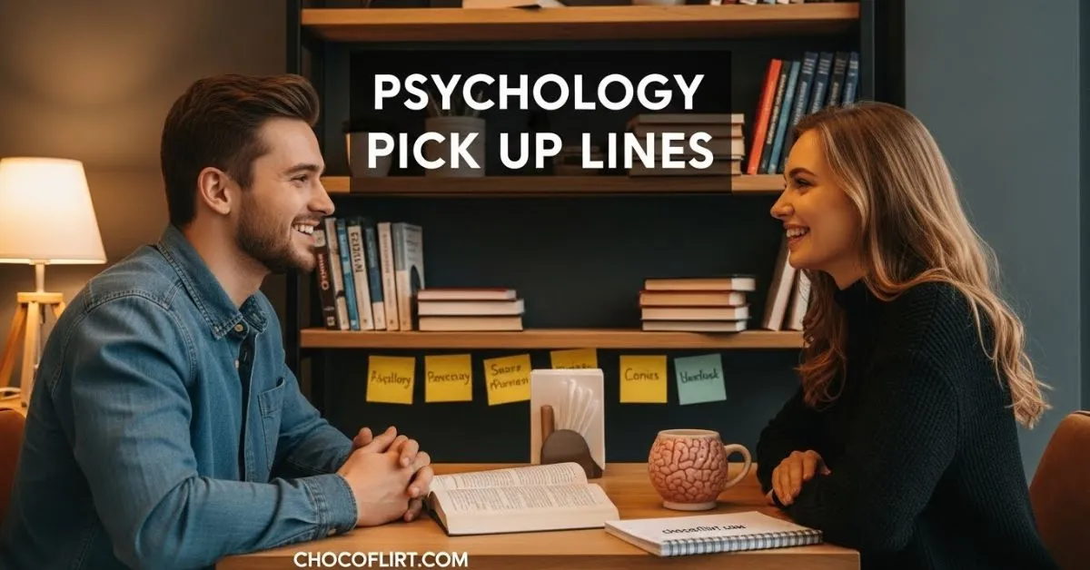 You are currently viewing 106+ Psychology Pick Up Lines [Cute, Funny & Flirty] for 2026