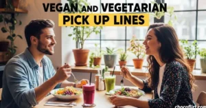 Read more about the article 740+ Vegan and Vegetarian Pick Up Lines [Funny, Flirty & Cute] for 2026