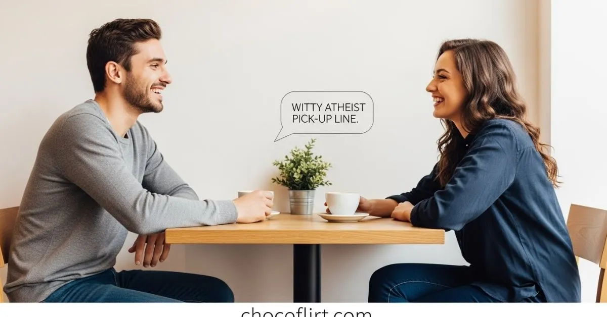 You are currently viewing 470+ Funny and Flirty Atheist Pick Up Lines for the Skeptical Heart